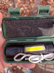 Ліхтарик ручний BL 517 COB USB micro charge акумуляторний (517BLFNRR) IS3) фото від покупців 5