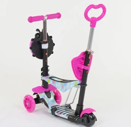 Колесо для самокату 120мм широкий обод (2T7058), що світиться. фото від покупців 1