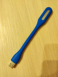 Портативна USB лампа підсвітка для ноутбука Led Plastic Light Blue фото от покупателей 5