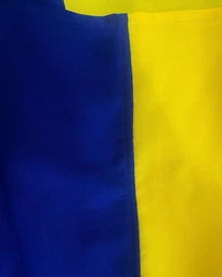 Флаг Украины государственный уличный габардин Trend 91 х 136 см Сине-желтый фото от покупателей 16