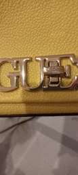 Сумка жіноча Guess Uptown Chic Mini 563 Жовта (H2000029597893) фото від покупців 7
