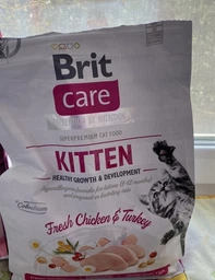 Сухой корм для котят Brit Care Cat GF Kitten Growth & Developmen с курицей и индейкой 2 кг фото от покупателей 15