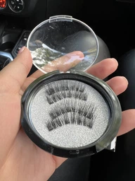 Вії накладні магнітні на 3 магнітах Magnetic Lashes KS02 фото від покупців 3