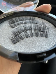 Вії накладні магнітні на 3 магнітах Magnetic Lashes KS02 фото від покупців 2