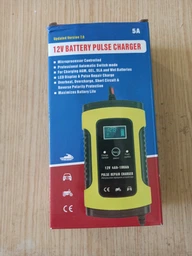 Зарядний пристрій для автомобільного акумулятора Foxsur 12V 5A 4-100 А-г, "updated version 7.0" фото від покупців 1