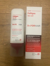 Пілінг для шкіри голови з частинками солі з мертвого моря Dr.FORHAIR Sea Salt Scaler, Мініатюра 50мл фото від покупців 1