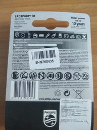 Батарейка PHILIPS LR03 AAA Alkaline Power * 4 (LR03P4B/10) фото від покупців 5