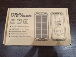 УМБ із сонячною панеллю VHG DN49 30000 mAh Wireless Solar Power Charger Orange фото від покупців 1