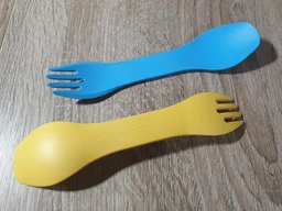 Ложко-виделка Humangear GoBites Uno mint green бірюзова