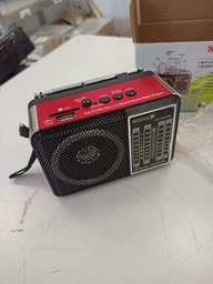 Радіоприймач колонка з радіо FM USB Neeka NK-204USB Red/Червоний