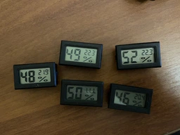 Цифровой гигрометр и термометр с ЖК дисплеем LCD -50 ~ 70° C градусник влагомер FY-11 (611947927) Черный фото от покупателей 2