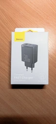 Зарядний пристрій Baseus Compact Quick Charger 2U+C 30 W EU Чорний (CCXJ-E01) фото від покупців 18
