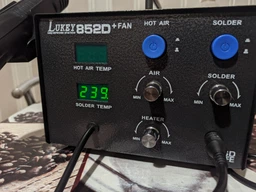 Термоповітряна паяльна станція Lukey 852D+FAN