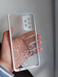 Чохол Stardust з кольоровими бортиками для Samsung A52 Рожевий фото від покупців 1