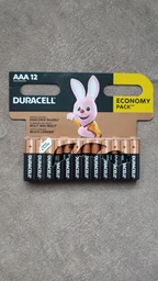 Лужні батарейки Duracell AAA (LR03) MN2400 12 шт large pack (5000394109254/5000394203389)