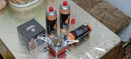 Газовий балон Polax для пальника туристичний цанговий 220г (32-021) фото від покупців 5