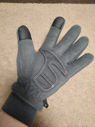 Перчатки флисовые сенсорные Storm Unis. XL/22-24см; LightGray. Универсальные зимние перчатки Штурм. фото от покупателей 3