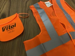 Жилет безпеки світловідбивний Vitol ЖБ006 166Or XXL фото від покупців 4