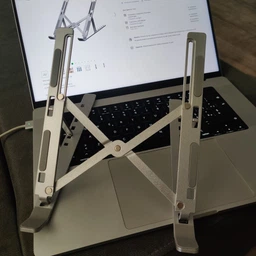 Подставка для ноутбука Vention Laptop X-type Stand до 17'' Silver Aluminum Alloy (KDMI0) фото от покупателей 10