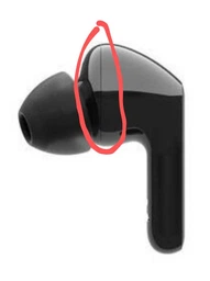 Навушники LG TONE Free FN4 True Wireless Black (HBS-FN4.ABRUBK)