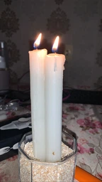 Свечи хозяйственные набор 6 штук парафиновые 16 см (8 часов горения) SWIECE белые СВ-6 фото от покупателей 13