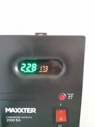Стабілізатор напруги Maxxter 2000 ВА (MX-AVR-S2000-01) фото від покупців 2