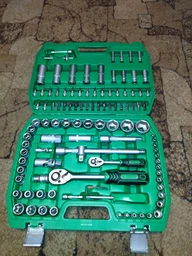 Полупрофессиональный набор инструментов Intertool 1/4", 1/2", 108 предметов (ET-6108SP) фото от покупателей 11