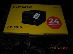 Стабілізатор напруги Gemix GX-501D фото від покупців 15