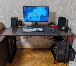 Письменный стол Ferrum-decor Драйв 750x1400x700 Черный металл ДСП Дуб Сонома 32 мм (FRD-103404) фото от покупателей 5