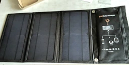 Сонячний зарядний пристрій портативна сонячна панель Bodasan 21W 5V 2.1A фото від покупців 8
