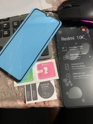 Защитное стекло ACCLAB 9H для смартфона Xiaomi Redmi 10C Black (1283126527142) фото от покупателей 3