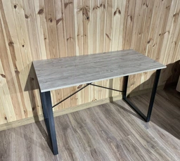 Компьютерный стол Ferrum-decor Дейв 75x140x60 черный ДСП Дуб Сан-Марино 16мм