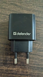 Мережевий зарядний пристрій Defender UPC-21 2xUSB, 5V/2.1А з кабелем micro-USB (83581) фото від покупців 3