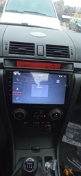 Штатная магнитола 9" Lesko Mazda 3 (2004-2008г.) для авто память 1+16 ГБ 45 Вт GPS WiFi Радио мультимедийная Андроид