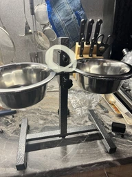 Подставка с мисками из нержавейки для собак Trixie 4.7 л (4011905249230) фото от покупателей 4