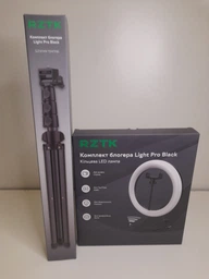 Комплект блогера RZTK Light Pro Black (кільцева led лампа 26 см 10 Вт / штатив 1.67 м / мікрофон) фото від покупців 15