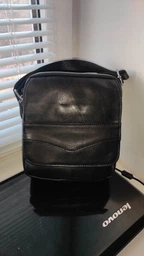 Сумка планшет через плечо мужская из натуральной кожи Laras K105206 Black (ROZ6300004269) фото от покупателей 2