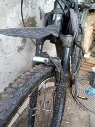 Крило бризковики для велосипеда болотник переднє або заднє Mudguard щиток (765862295) Чорний фото від покупців 7