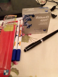Чернила Pelikan 4001 Royal Blue в стеклянном флаконе 62.5 мл Синие (329136)