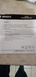 УМБ Gembird 10000 mAh Black (PB10-02) фото від покупців 6
