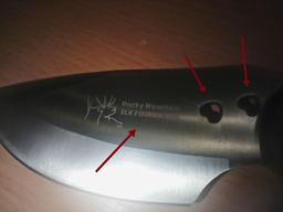 Мисливський обробний ніж з бакелітовою рукояттю BK 48 фото від покупців 3
