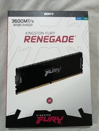 Оперативная память Kingston Fury DDR4-3600 32768MB PC4-28800 (Kit of 2x16384) Renegade Black (KF436C16RB1K2/32) фото от покупателей 16