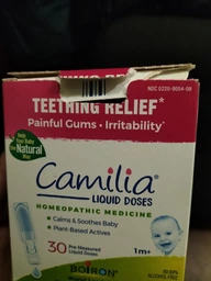 Капли при прорезывании зубов Boiron, Camilia "Teething Relief" средство для снятия боли у младенцев и детей от 1 месяца и старше (15 доз по 1 мл / 0,034 жидк. унции) фото от покупателей 2