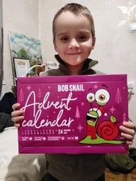 Набор конфет Bob Snail Адвент-календарь с игрушкой 176 г (4820219345459)