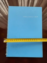 Записна книга блокнот Buromax OFFICE A6 96 л клітка на пружині (BM.24651150-04) фото від покупців 1