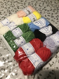 Пряжа велюровая DMC Happy Chenille 34 красный фото от покупателей 3