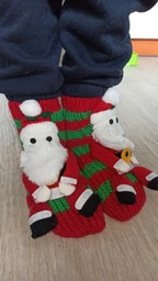 Шкарпетки новорічний kids homeline ABS ATTRACTIVE (Санта 2). р. 31-34.