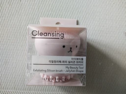 Силіконова щітка для очищення пор і масажа обличчя Etude House My Beauty Tool Exfoliating Jellyfish Silicon Brush