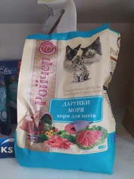 Сухий корм для котів Ройчер Дарунки моря 6 кг фото від покупців 2