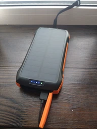 УМБ Promate SolarTank-20PDQi 20000 mAh с солнечной панелью 20W PD USB-C 18W QC USB-A 10W Qi 2xUSB-A Black (solartank-20pdqi.black) фото от покупателей 19